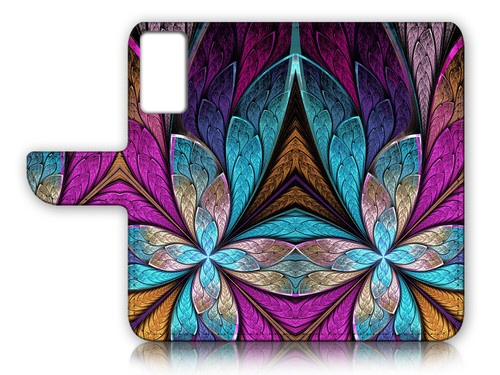 ( For Vivo Y01 ) Wallet Flip Case Cover AJ23660 Abstract Flower - Photo 2 sur 7