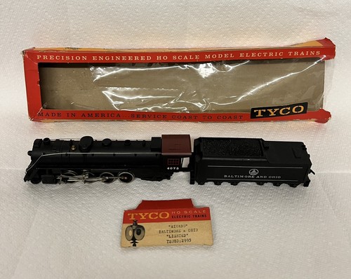 TYCO HO Escala 4073 Mikado Loco Baltimore y Ohio Iluminado T208D2995 Raro 2-8-2 EE. UU. - Imagen 1 de 4