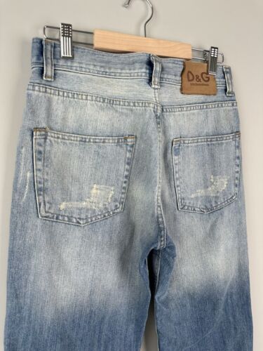Y2k Vintage Mens DOLCE & GABBANA Avant Garde Jeans Denim Size 32 - Picture 4 of 13