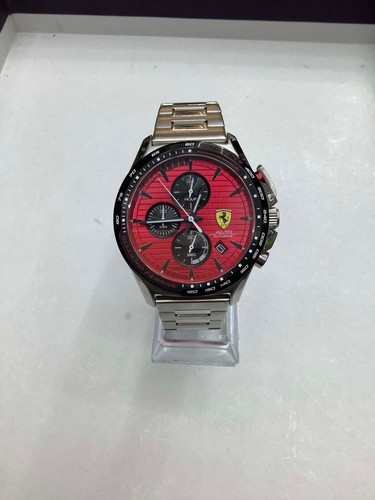Scuderia Ferrari Pilota Evo Stainless Steel Chronograph Men's Watch - Genuine - Picture 4 of 6