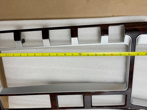 Genuine Paccar Kenworth W900 T800 T660 T700 Dash Gauge Trim Panel Woodgrain - Picture 5 of 12