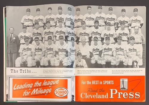 1948 World Series Program Cleveland Stadium Boston Braves vs Indians Vintage MLB - Picture 4 of 5
