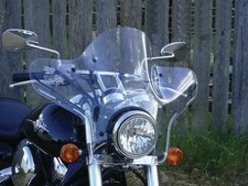 Slipstreamer SS-20 Stealth Windshield 7/8"-1" Clear SS-20-C