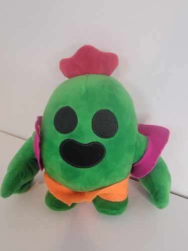 Supercell Brawl Stars CACTUS SPIKE Plush Doll Stuffed Toy EUC 8.5" - Picture 4 of 4