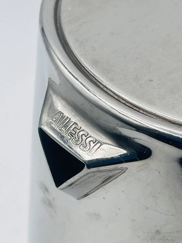 Cafetera espresso vintage Alessi olla Moka boquilla antigoteo acero inoxidable Foto 4 de 4