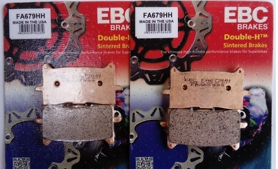 Honda CBR1000R Fireblade C-ABS 2009-2016 Set EBC HH Front Brake Pads FA390HH