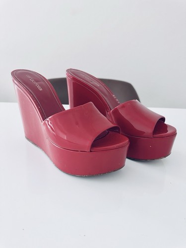 SERGIO ROSSI Schuhe Plateau Wedges Rot Lackleder Euro EU 41 UK8 US 10 AU 10 - Bild 17 von 24