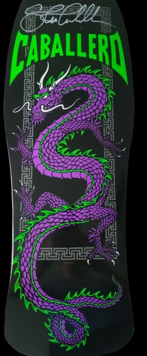 Signiert Steve Caballero Powell Peralta Chinese Dragon lila Autogramm Deck Auto - Bild 10 von 14