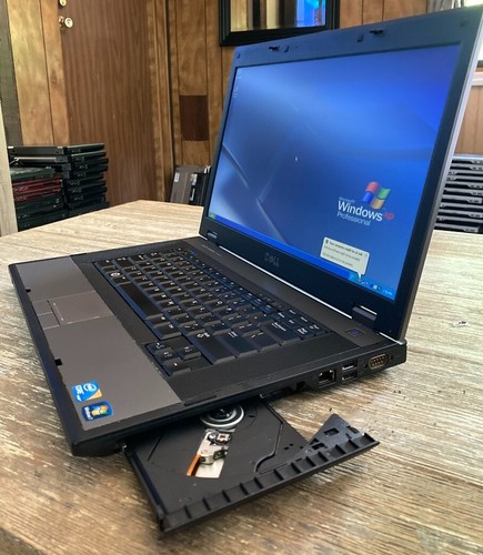 15.4″ Dell Laptop E5510 Vintage Windows XP 32 Bit i3 2ghz 4gb 160gb DVD Serial