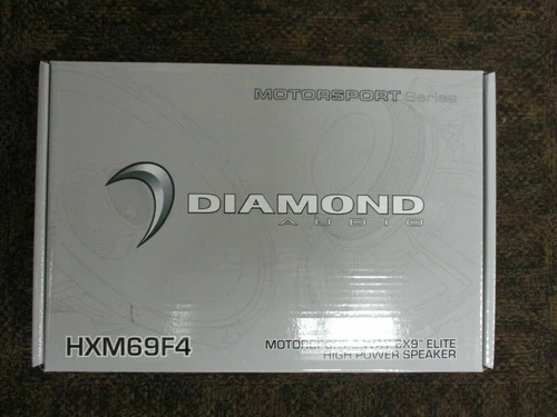 NEW DIAMOND AUDIO HXM69F4 2-WAY 6" x 9" WATERPROOF SPEAKERS 4 HARLEY RGB LIGHTS