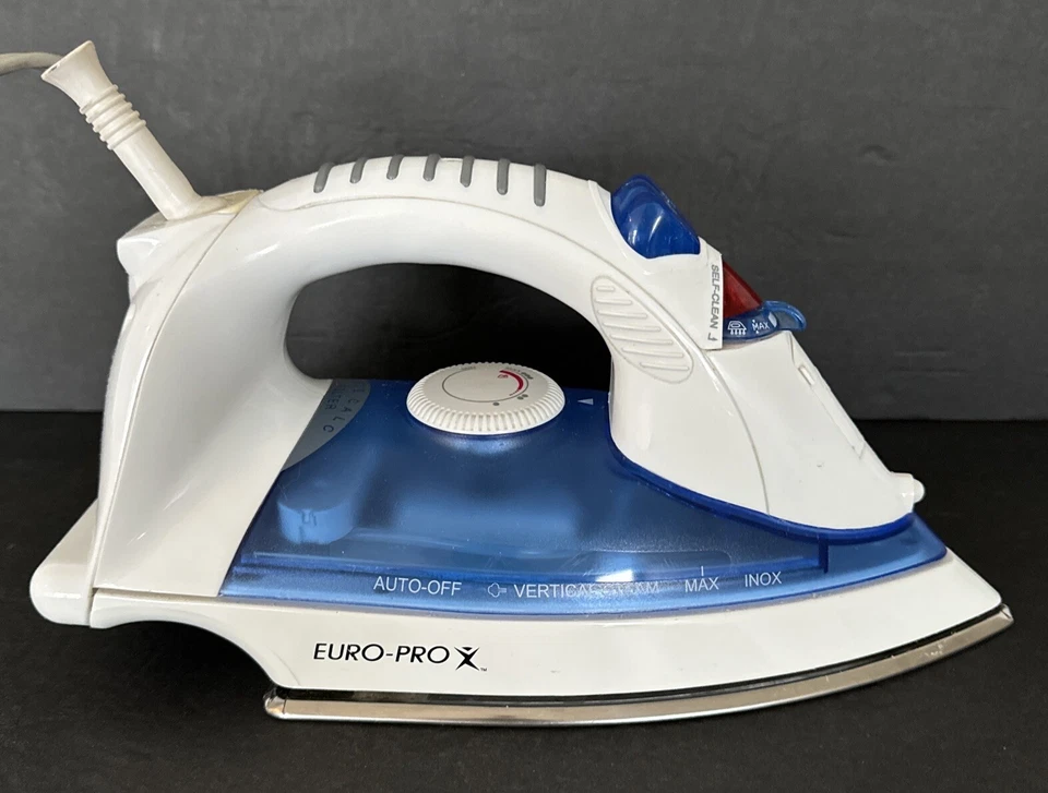 Plancha Vapor Euro-Pro X Modelo EP470 The Sting Ray Auto Limpieza Probada Funciona Limpio Foto 4 de 4