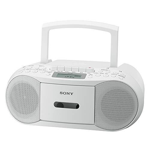 SONY CFD-S 70 CD Boombox with Recorder FM AM Wide-FM White Radio CDcassette Tape - Picture 3 of 7