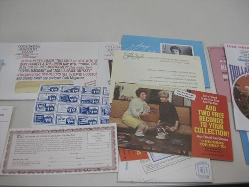 Late 1960 Early 1970s Columbia House Record Club Mailers - Picture 9 of 11