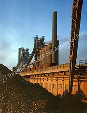 1941 Blast Furnaces, Carnegie-Ill. Steel, Etna, PA Old Photo 8.5" x 11" Reprint