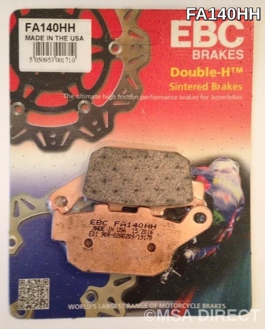 EBC HH Sintered Front Brake Pads Triumph Tiger 800 /& XC 2011-2012 FA226HH
