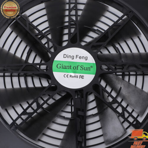 14" 30W Solar Fan kit Foldable Solar Panel Exhaust Air Fan for Attic RV 1200CFM - Picture 11 of 13
