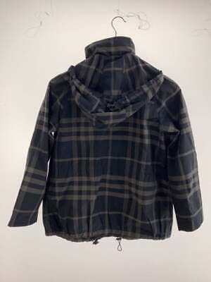 BURBERRY LONDON/Jacket/38/Polyester/NVY/Check/fcd55-054-28 BURBERRY LONDON/Jacket/38/Polyester/NVY/Check/fcd55-054-28