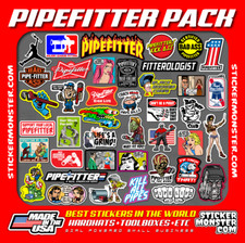 PIPEFITTER WELDER (40) Hard Hat Stickers HardHat Sticker & Decals, Welding Hood