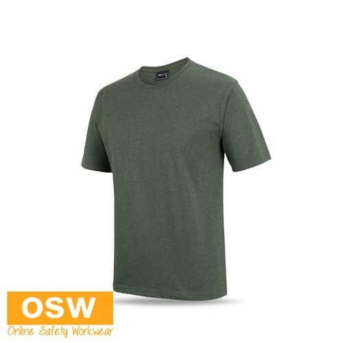 Camiseta de hombre manga corta cuello redondo colores lisos 100 % cómoda ajuste clásico - Imagen 24 de 61