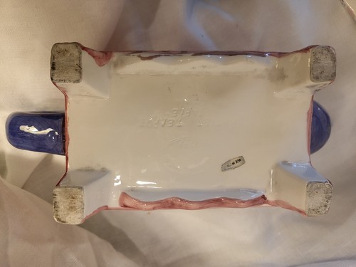 Vintage 1993 handbemalte Cardinal Inc Teekanne "Artist Table" Pastell Sammlerstück - Bild 7 von 7