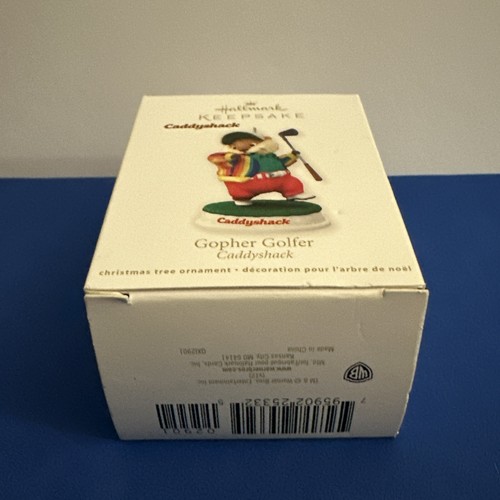 Hallmark Ornament 2012 Golf Movie Keepsake Collectible Caddyshack Gopher Golfer - Picture 3 of 8