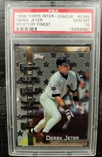 1998 Topps Mystery Finest DEREK JETER PSA 10 GEM Mint Inter League #ILM6