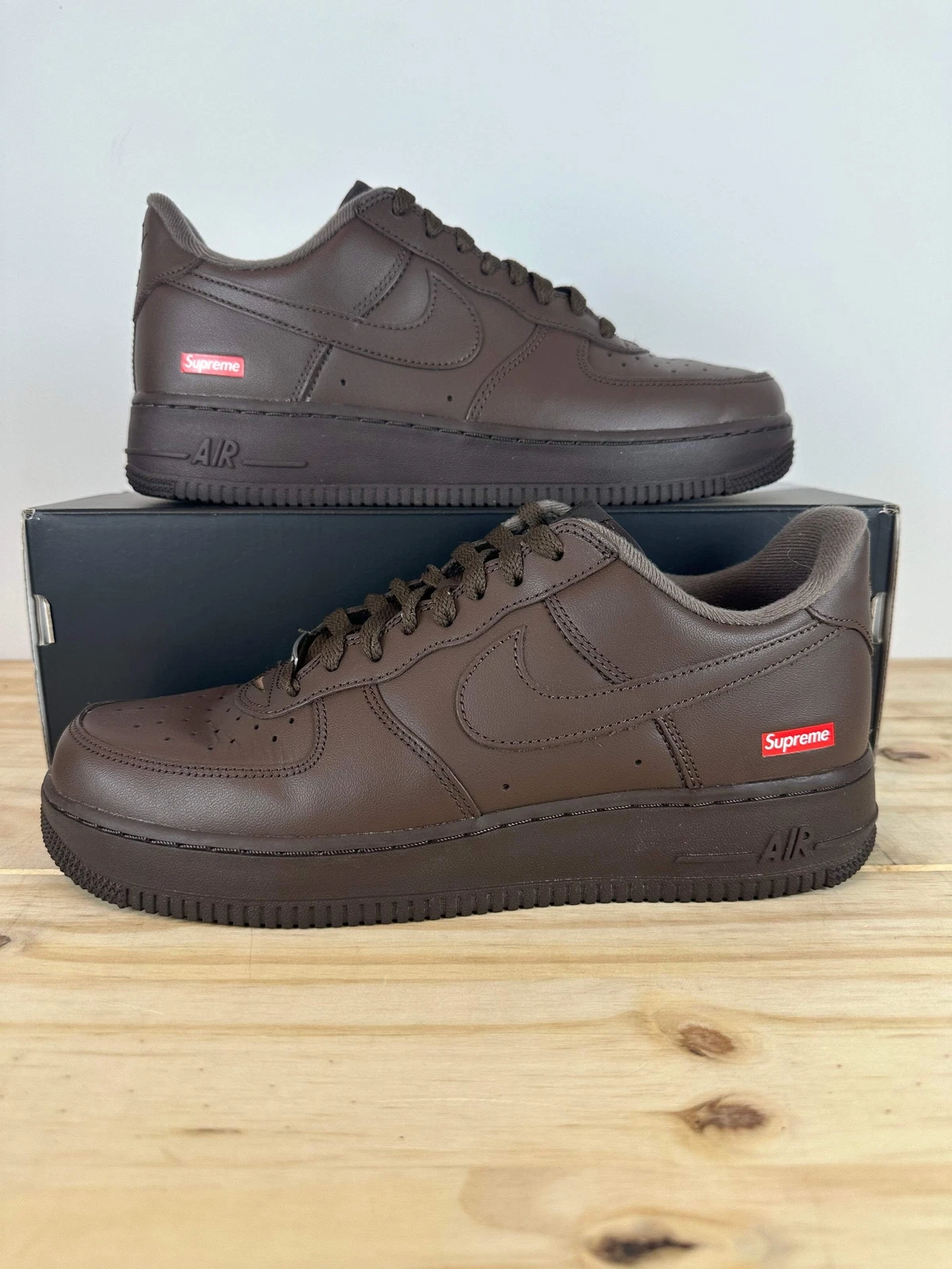 Nike Air Force 1 Low Supreme Baroque Marron Taille 9