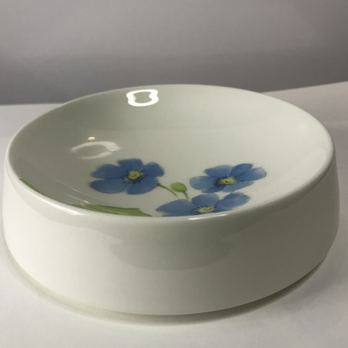 Vintage Mikasa Water Lilies Blue Dish Bone China Discontinued Japan 1970’s Rare - Picture 6 of 12