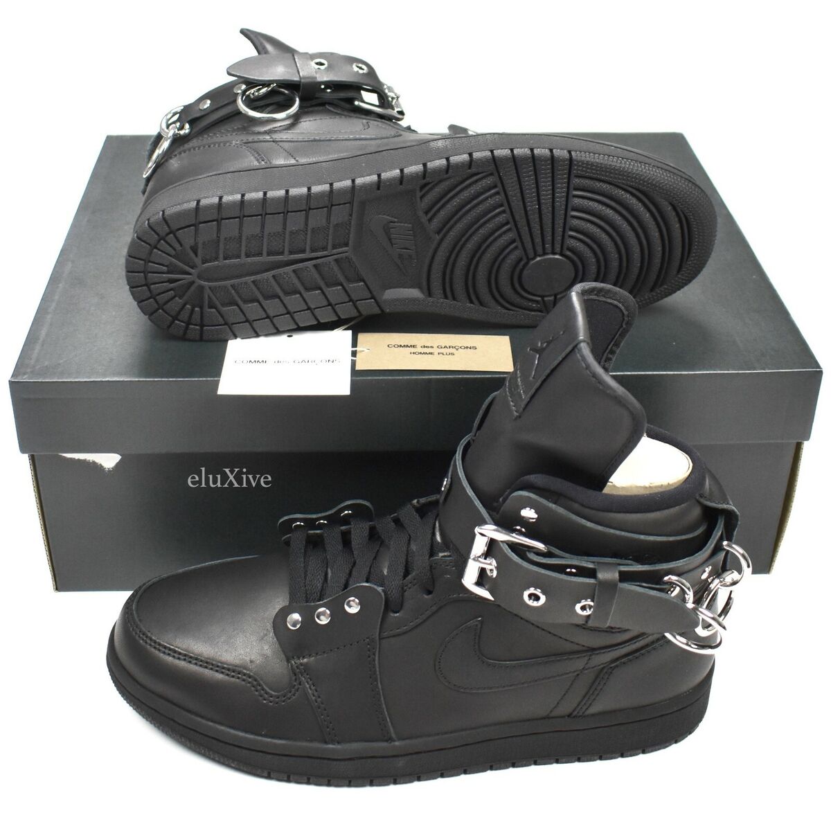NWT Nike Comme des Garcons Air Jordan 1 Hi Strap SP-C CDG NWT Nike Comme des Garcons Air Jordan 1 Hi Strap SP-C CDG