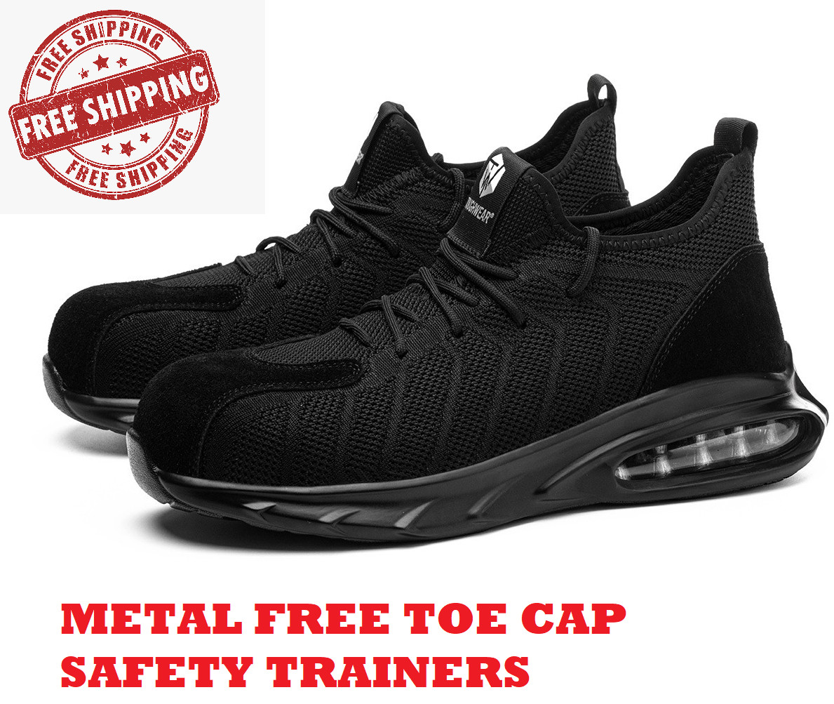 NEW MENS WOMENS NON STEEL TOE CAP TRAINERS COMPOSITE TOE METAL FREE SAFETY BOOTS