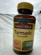 Nature Made Turmeric Curcumin 500 mg 120 Caps Exp 10/26