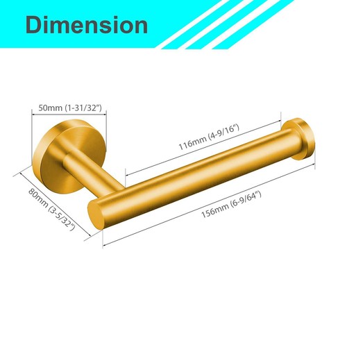 Modern Toilet Paper Holder 304 Stainless Steel Wall Mounted Bathroom Storage - Picture 12 of 24