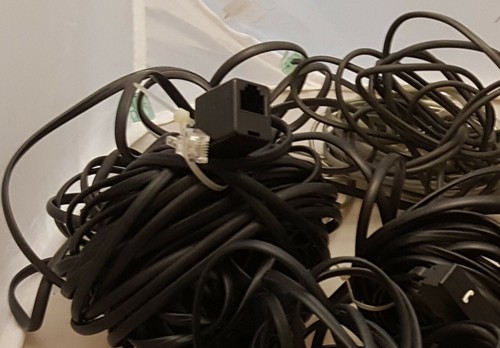 Paket mit 10 Telefonkabeln - Zdjęcie 2 z 12