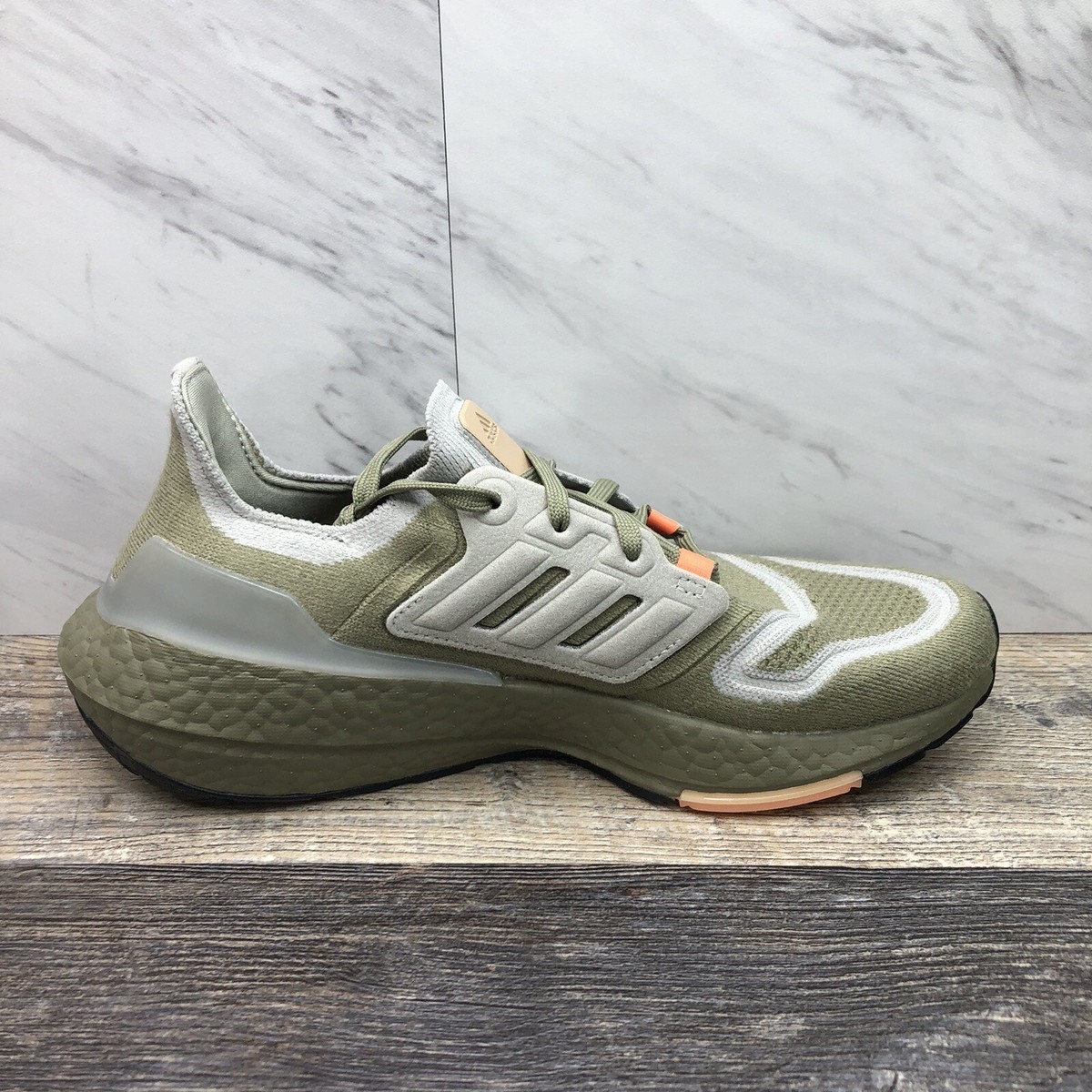 Adidas Ultraboost 22 Runnning Shoes 'Orbit Green Beam Orange Adidas Ultraboost 22 Runnning Shoes 'Orbit Green Beam Orange