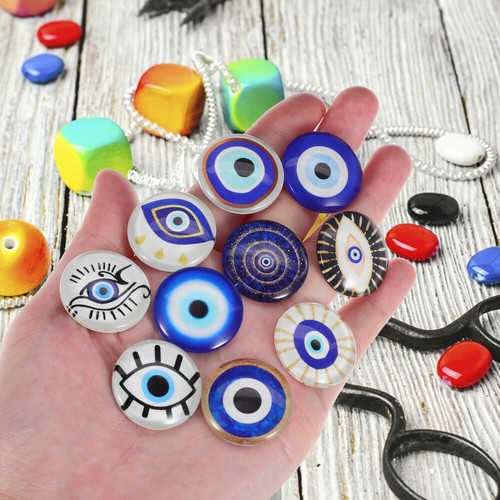 10 Pcs Luminous Glass Sheet vente en gros Flat Back Cabochons for Jewelry Making