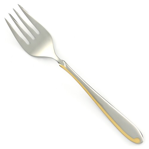 Mikasa ESTASI Stainless 18/8 Gold Accent Alessandro Silverware CHOICE Flatware - Picture 14 of 17