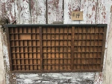 Hamilton Mfg Co Wood Printers Drawer Letterpress Tray Shadowbox Display Case #14