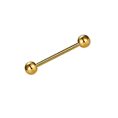 Surgical Steel Tongue Bar Straight Barbell 14G 16G Piercing Jewellery Nipple - Picture 15 of 21
