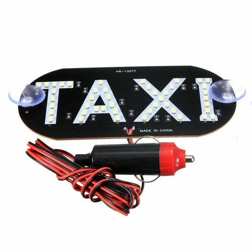 DC 12V Auto 45 LED Cab Taxi Roof Logo Light Vehical Inside Windscreen Lamp Blue - Picture 2 of 12