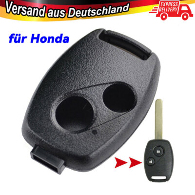 Schlüssel Gehäuse,passend für Honda Civic CRV Accord Jazz FR-V Pilot CR-Z Ersatz