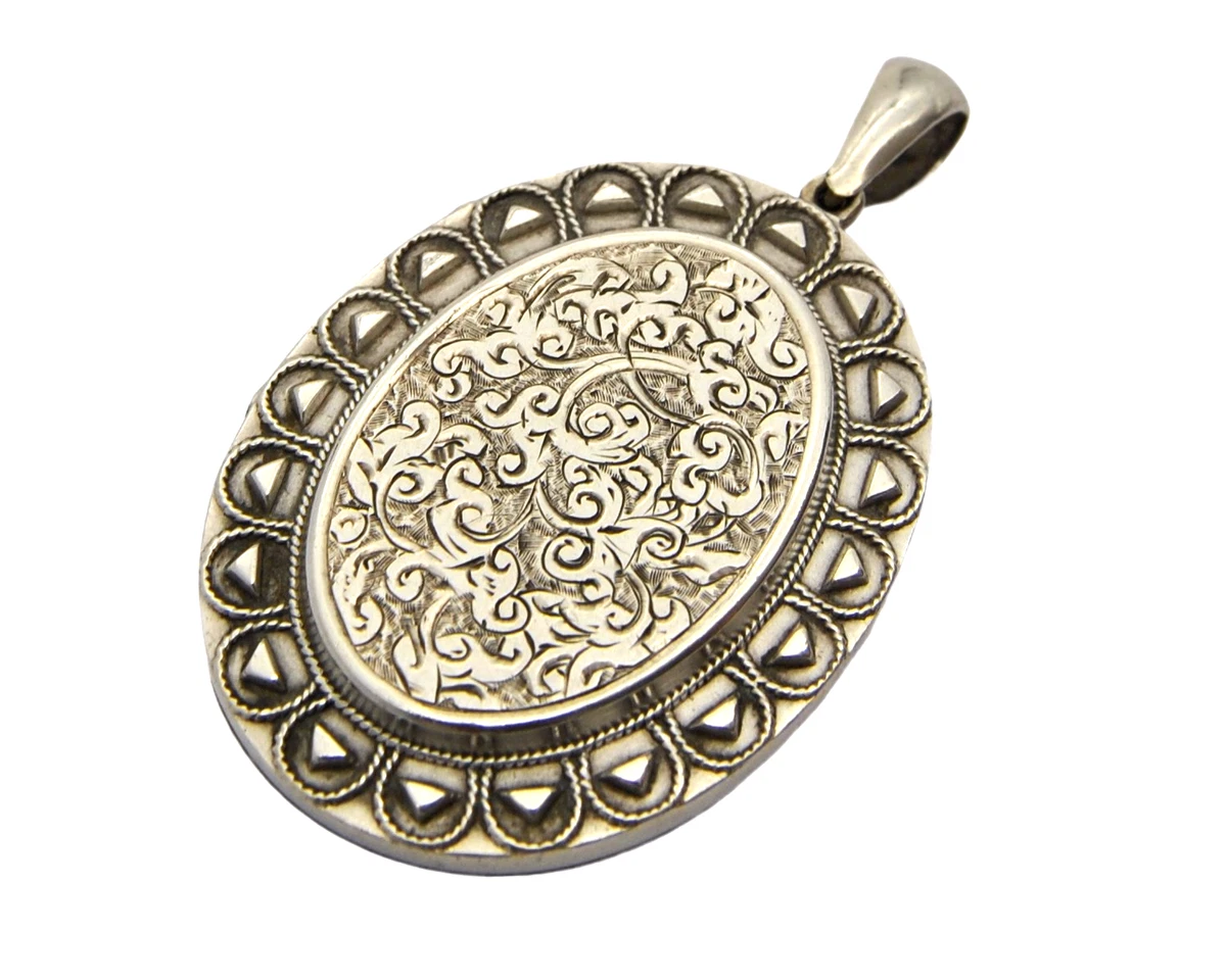 Silver lockets ebay clearance