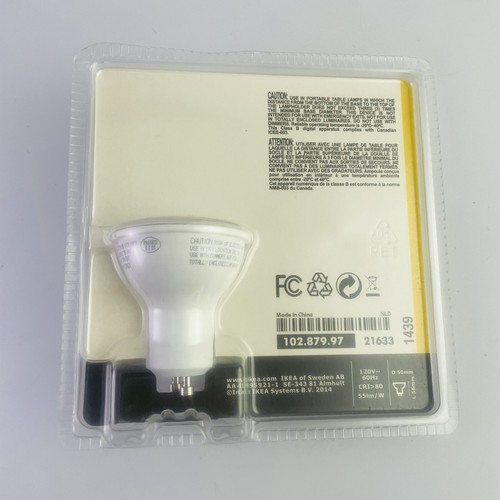 Ikea Ledare GU10 LED 200 lm 3.6 Watt 2700 Kelvin Lamp Bulb - Picture 6 of 6