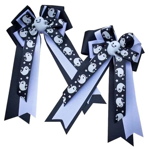 Lot De 2 Barrettes Cheveux Fille – Ruban Crème – Noeud French Hair Clip – BonEful RTS