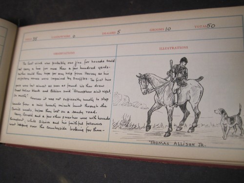 "Betty Babcock's Hunting Diary: Meadow Brook Hounds Season 1936-1937" - Picture 3 of 10