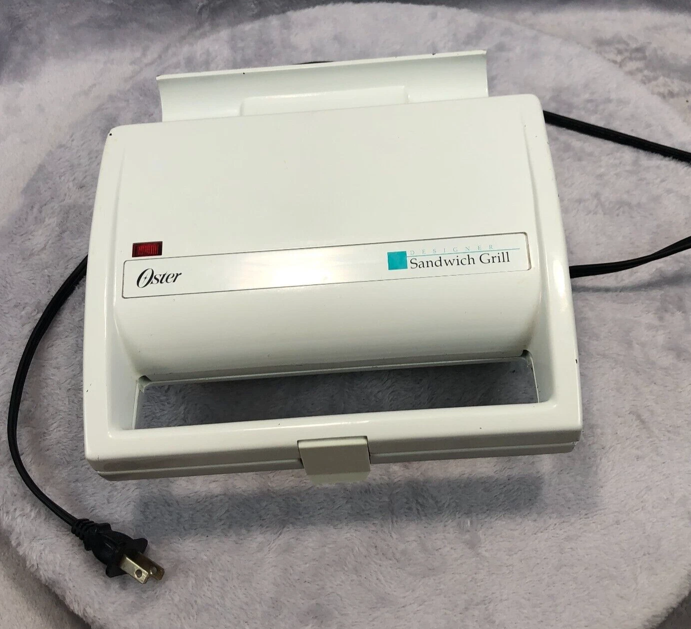 Vintage Oster Designer White Sandwich Maker Grill Model #714-18B Tested