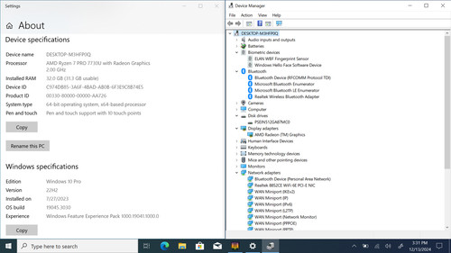 HP Elitebook Pro x360 G10 14" FHD Touch RYZEN 7 PRO 7730U 512GB 32GB W11P IRCam - Picture 3 of 12