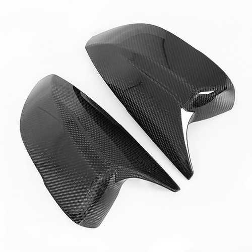 Real Carbon Fiber M Style Side Mirror Cover Caps For Infiniti Q50 Q60 Q70 QX30 - Foto 7 di 13