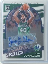 2021-22 PANINI OPTIC DONRUSS SIGNATURE SERIES JAMES DONALDSON AUTO AUTOGRAPH