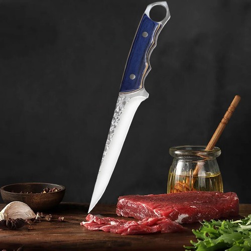 Ultra Sharp Handmade Forged Kitchen Knife Boning Knife Cleavers Slicing Knives - Picture 7 of 9