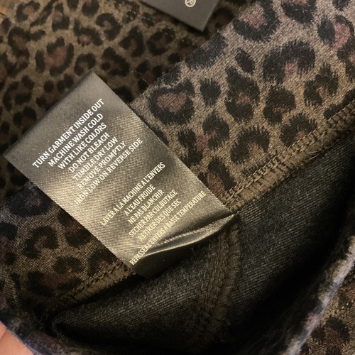 Blank NYC Cheetah Leopard Pull On Ponte Knit Pants size 28 Stitchfix 6 Ella - Picture 4 of 8